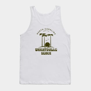 Wrightsville Beach, NC Summertime Vacationing Palm Trees Sunset Tank Top